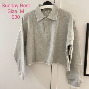 Sunday Best Crop top; Brand New; size M;